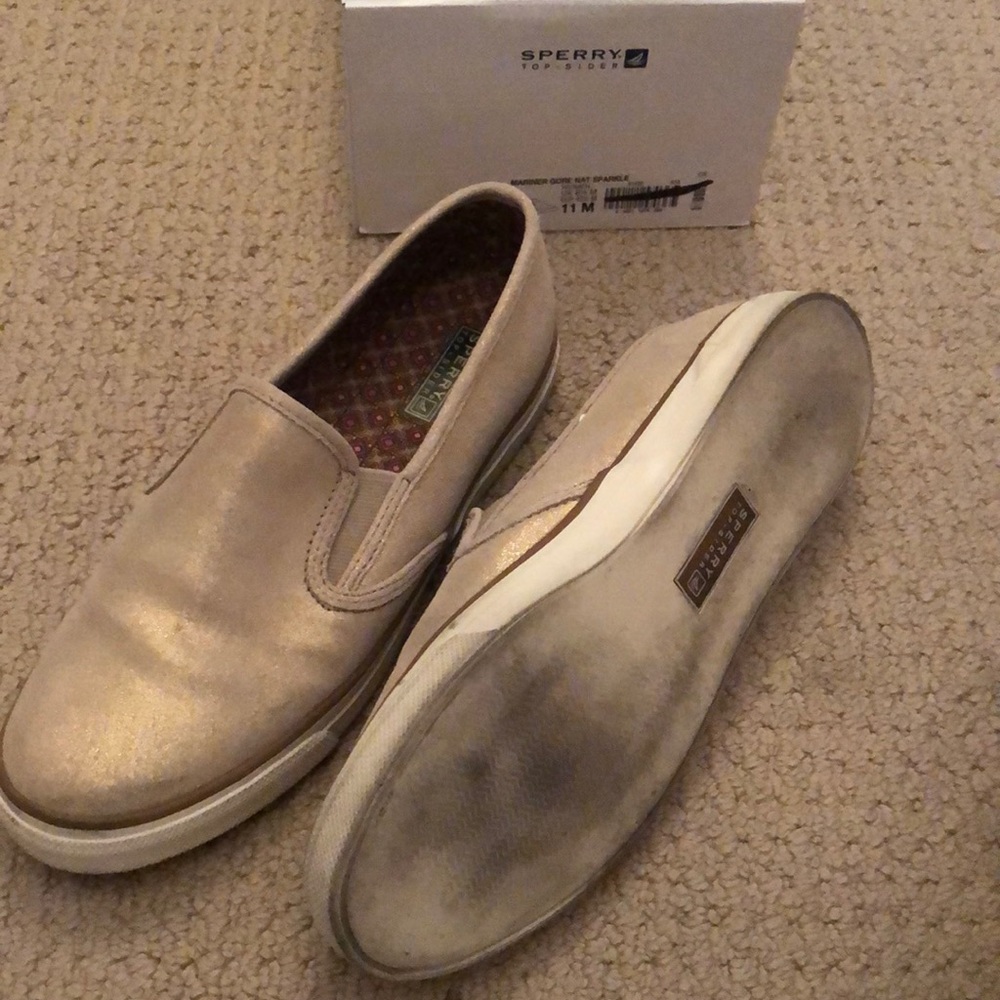 Women’s Sperry Leather Slip Ons - Picture 2 of 3